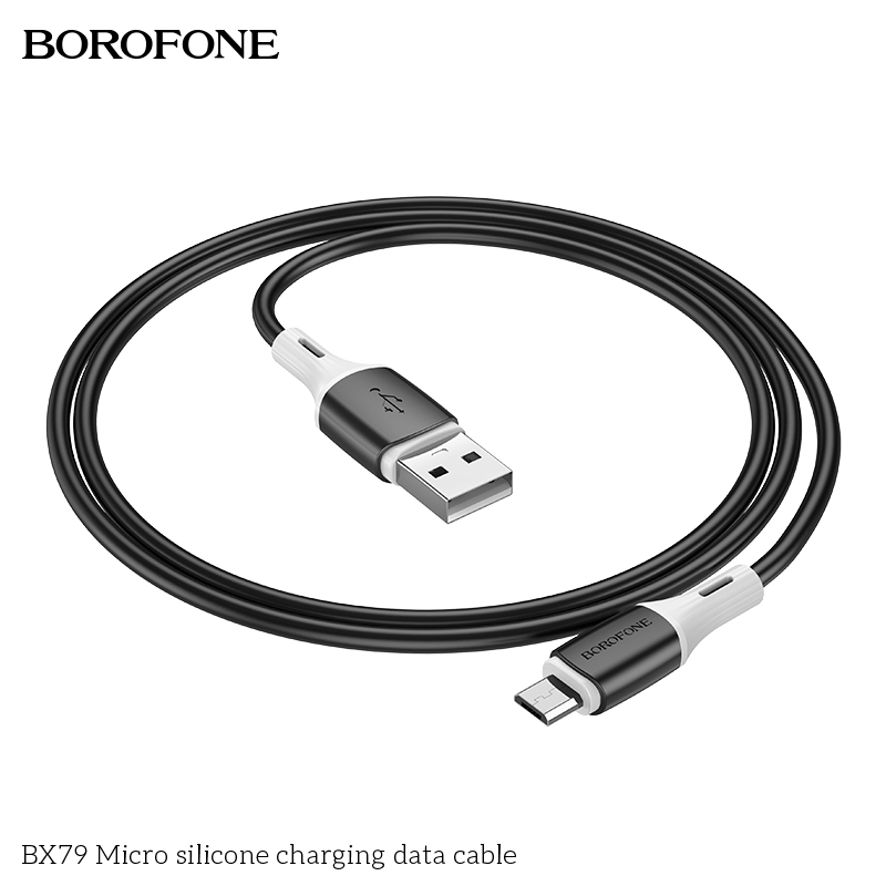 BOROFONE BX79 silicone USB-A to Micro-USB cable NZ 11